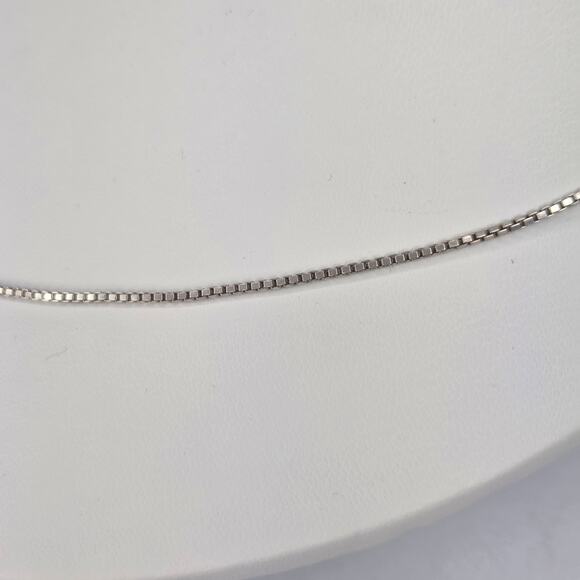 Giani Bernini Sterling Silver Chain Necklace, 18" Box Chain Simple Classic NEW - Picture 8 of 12